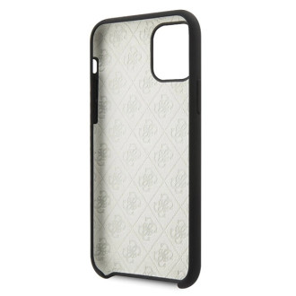 Guess GUHCN58LS4GBK iPhone 11 Pro black/czarny hard case Silicone 4G Tone On Tone