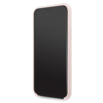 Guess GUHCN58LS4GLP iPhone 11 Pro světle růžové/světle růžové pevné pouzdro silikonové 4G Tone On Tone