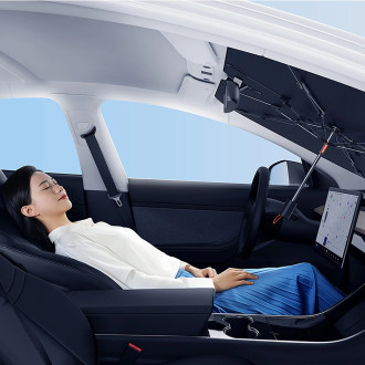Baseus CoolRide double-layer sunshade, size S - black