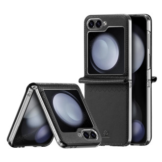 Dux Ducis Brill leather case for Samsung Galaxy Z Flip 6 - black