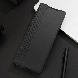 Dux Ducis Brill leather case for Samsung Galaxy Z Fold 6 with flap and card slot - black