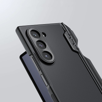 Nillkin Super Frosted Shield Fold Magnetic Case for Samsung Galaxy Z Fold 6 5G with stylus holder and magnetic module - black