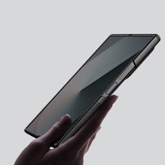 Nillkin Super Frosted Shield Fold Magnetic Case for Samsung Galaxy Z Fold 6 5G with stylus holder and magnetic module - black