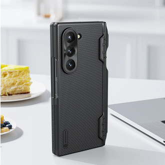 Nillkin Super Frosted Shield Fold Magnetic Case for Samsung Galaxy Z Fold 6 5G with stylus holder and magnetic module - black