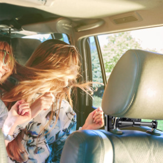 Baseus Backseat Car Mount držák tabletu smartphonu 4,7 - 12,9&quot; pro opěrku hlavy černý (SUHZ-01)