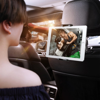 Baseus Backseat Car Mount držák tabletu smartphonu 4,7 - 12,9&quot; pro opěrku hlavy černý (SUHZ-01)