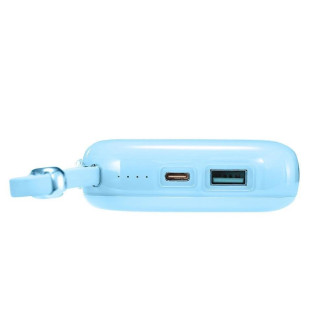 Powerbanka Joyroom 10000mAh Jelly Series 22,5W s vestavěným Lightning kabelem modrý (JR-L003)