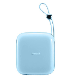 Powerbanka Joyroom 10000mAh Jelly Series 22,5W s vestavěným Lightning kabelem modrý (JR-L003)