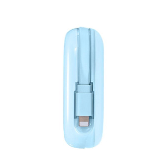 Powerbanka Joyroom 10000mAh Jelly Series 22,5W s vestavěným Lightning kabelem modrý (JR-L003)