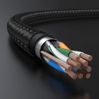 Ugreen NW150 80424 Ethernet RJ45 Cat 7 10Gbps Cable 3m - Black