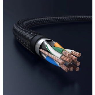 Ugreen NW153 Ethernet RJ45 Cat8 Cable Copper Core 1.5m - Black
