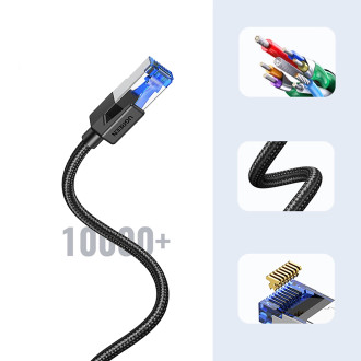 Ugreen NW153 Ethernet RJ45 Cat8 Cable Copper Core 1.5m - Black