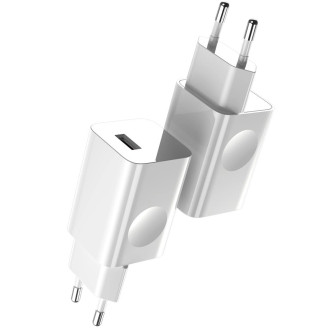 Baseus Charging Quick Charger EU napájecí adaptér USB Quick Charge 3.0 QC 3.0 bílý (CCALL-BX02)