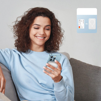 Baseus Magnetic Mini Induction Powerbank 10000mAh 30W - white + USB-C - USB-C cable