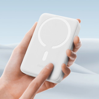 Baseus Magnetic Mini Induction Powerbank 10000mAh 30W - white + USB-C - USB-C cable