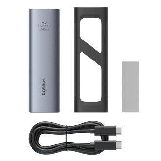 Baseus FlyJoy M.2 NVMe 10 Gb/s SSD drive bay - gray