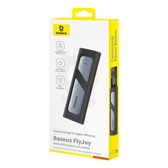 Baseus FlyJoy M.2 NVMe 10 Gb/s SSD drive bay - gray