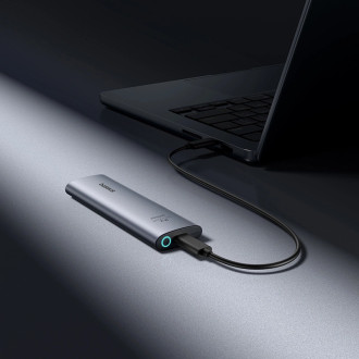 Baseus FlyJoy M.2 NVMe 10 Gb/s SSD drive bay - gray