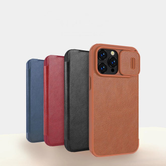 Nillkin Qin Pro Leather Case iPhone 14 Pro Max 6.7 2022 Red