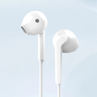 Dudao in-ear headphones with USB Type-C connector white (X3C)