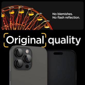 Spigen OPTIK.TR &quot;EZ FIT&quot; CAMERA PROTECTOR 2-PACK IPHONE 14 PRO / 14 PRO MAX BLACK COVER
