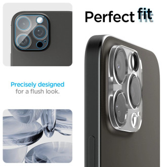 Spigen Optik.tR Camera Protector pro iPhone 14 Pro / Pro Max / 15 Pro / Pro Max - transparentní 2 ks.