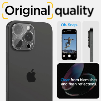 Spigen Optik.tR Camera Protector pro iPhone 14 Pro / Pro Max / 15 Pro / Pro Max - transparentní 2 ks.