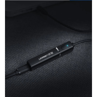 Ugreen Bluetooth 5.0 transmitter wireless audio adapter 3.5 mm mini jack black (40761 CM107)