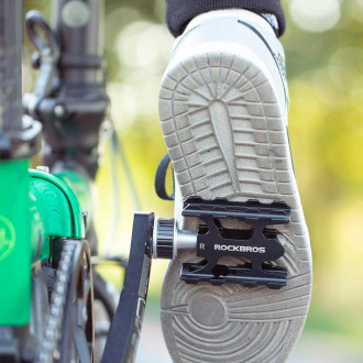 Sada pedálů z hliníkové slitiny Rockbros K320F-BK MTB - černá