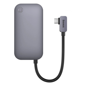 Baseus PadJoy univerzální USB-C HUB pro tablet / smartphone 4v1 USB-C - tmavě šedý