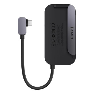 Baseus PadJoy univerzální USB-C HUB pro tablet / smartphone 4v1 USB-C - tmavě šedý