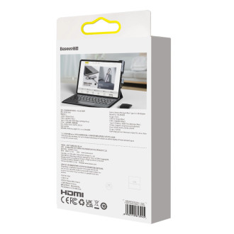 Baseus PadJoy univerzální USB-C HUB pro tablet / smartphone 4v1 USB-C - tmavě šedý