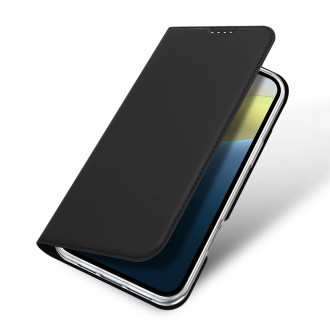 Dux Ducis Skin Pro iPhone 16 Case with Flip and Card Slot - Black