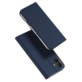 Dux Ducis Skin Pro iPhone 16 Case with Flap and Card Slot - Blue