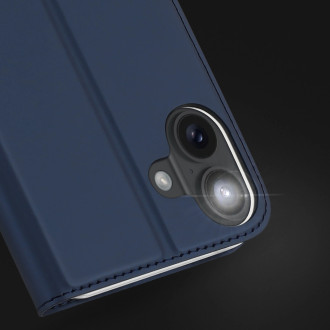 Dux Ducis Skin Pro iPhone 16 Case with Flap and Card Slot - Blue