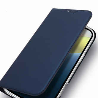 Dux Ducis Skin Pro iPhone 16 Case with Flap and Card Slot - Blue