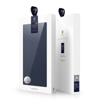 Dux Ducis Skin Pro iPhone 16 Pro Max Case with Flip and Card Slot - Blue