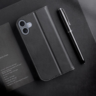 Dux Ducis Hivo iPhone 16 Case with Flip and RFID Protection - Black