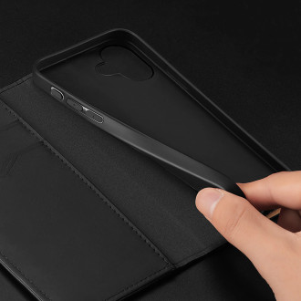 Dux Ducis Hivo iPhone 16 Case with Flip and RFID Protection - Black