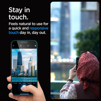 Spigen Glas.tR EZ Fit Privacy Tempered Glass for iPhone 15 / 16