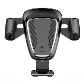 Baseus Gravity Car Mount gravity car holder for air vent for phone 4-6" black (SUYL-01)