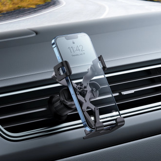 Baseus Gravity Air Vent Car Phone Holder (Air Outlet Version) black (SUWX010001)