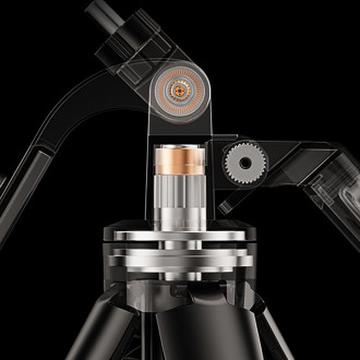 Selfie stick WH181D-Y1S 1.75m aluminum alloy telescopic tripod with dual lamp and phone holder - black