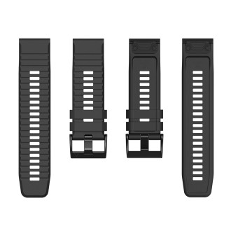 Garmin Fenix 3/5X/6X/7X Pro Silicone Strap - Black