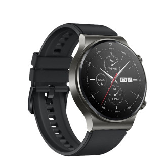 Silicone Strap for Huawei Watch GT 2/3/4/2 Pro/3 Pro/4 Pro/GT 2e 46mm - Black