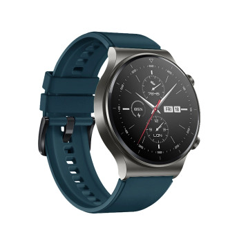 Silicone Strap for Huawei Watch GT 2/3/4/2 Pro/3 Pro/4 Pro/GT 2e 46mm - Dark Green