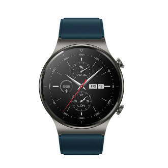 Silicone Strap for Huawei Watch GT 2/3/4/2 Pro/3 Pro/4 Pro/GT 2e 46mm - Dark Green
