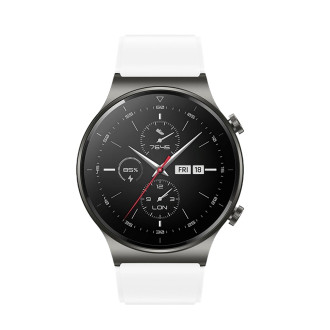 Silicone Strap for Huawei Watch GT 2/3/4/2 Pro/3 Pro/4 Pro/GT 2e 46mm - White