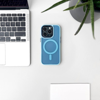 Fashion Case MagSafe for iPhone 16 - light blue