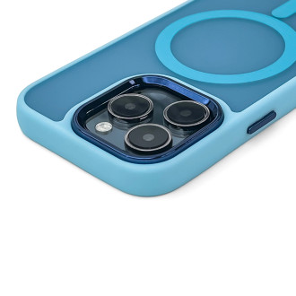 Fashion Case MagSafe for iPhone 16 Pro Max - light blue